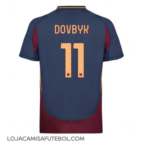 Camisa de Futebol AS Roma Artem Dovbyk #11 Equipamento Alternativo 2024-25 Manga Curta